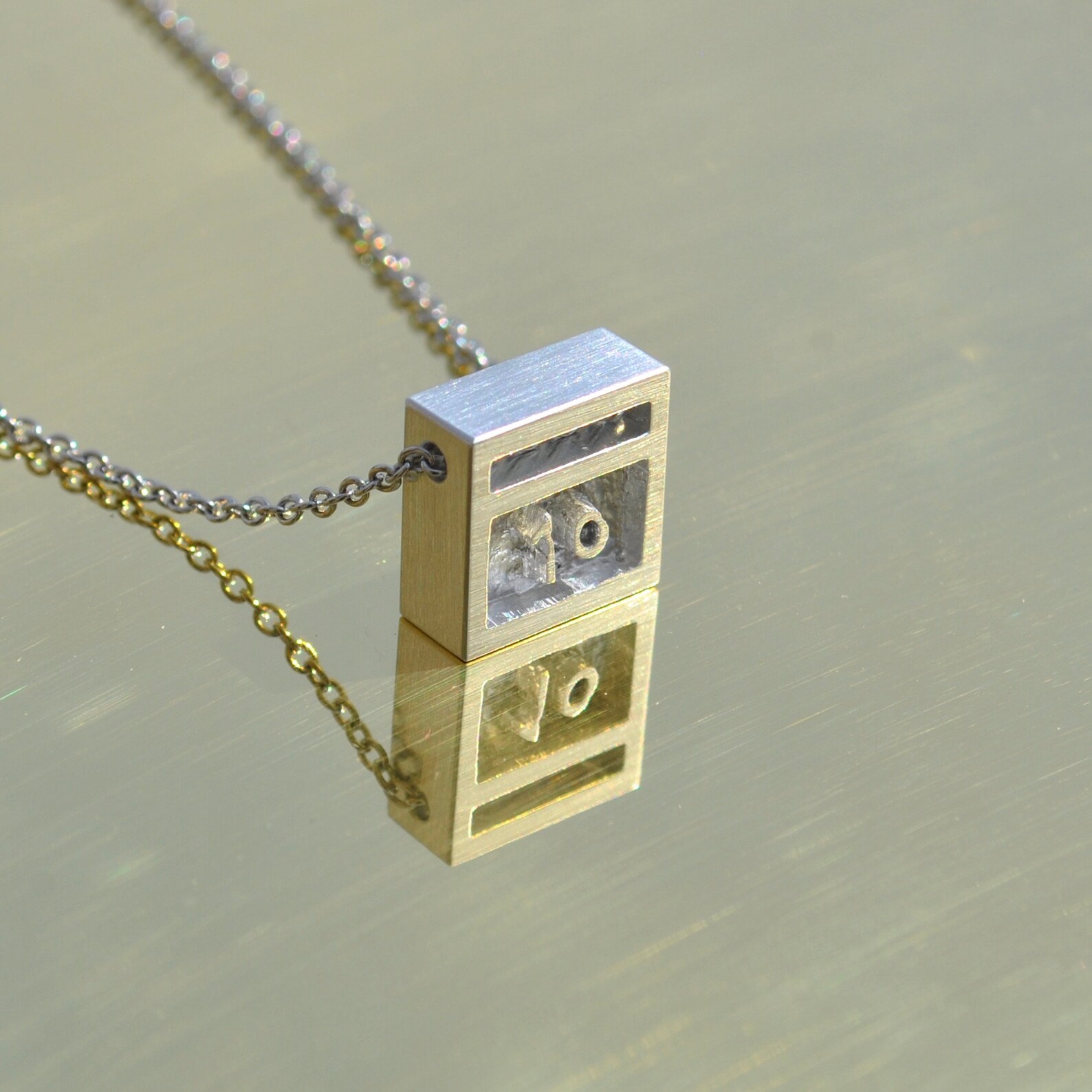 Aluminum Anniversary Necklace 10th Anniversary Gift for Wife Etsy