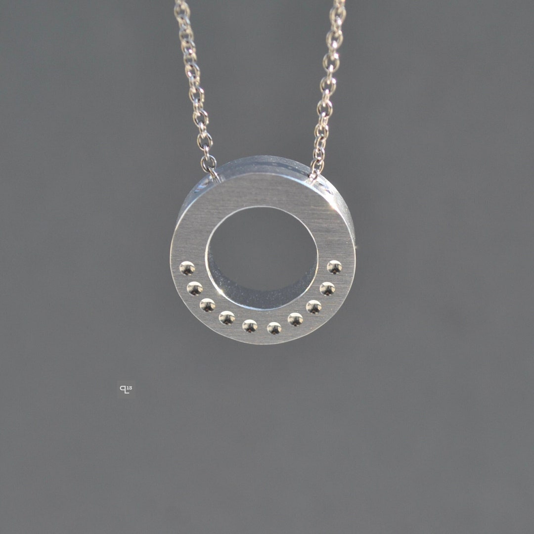 Cascade Aluminum Necklace 10 Year Anniversary Gift for Wife Aluminum