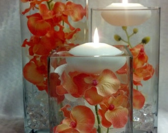 Glowing Square Vases Etsy