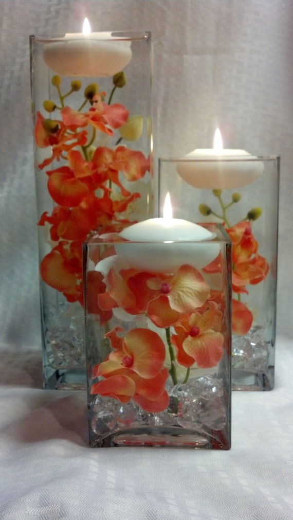 Candle vases centerpieces discount