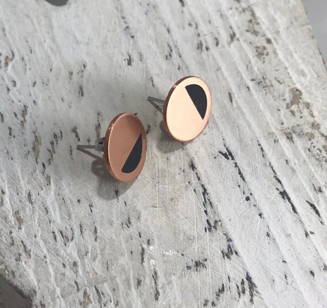 copper-stud-earrings-handmade-circle-etched-stud-earrings-for-etsy