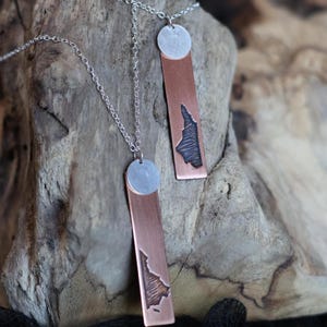 Custom Personalized State necklace- Best Friend gifts- Select one or multiple states to represent on your own custom necklace!