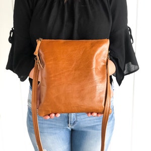Last One, Leather Crossbody bag, Leather Purse, Leather Clutch, Leather Zippered Pouch, Leather Small Messenge