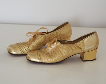 ladies gold shoes size 5