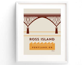 Ross Island bridge