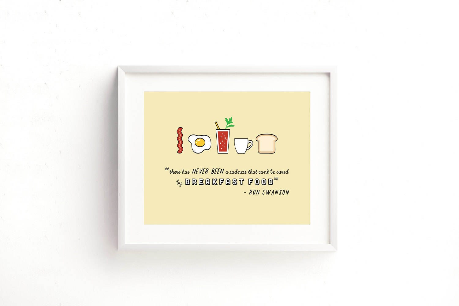 Ron Swanson Breakfast Food - Etsy