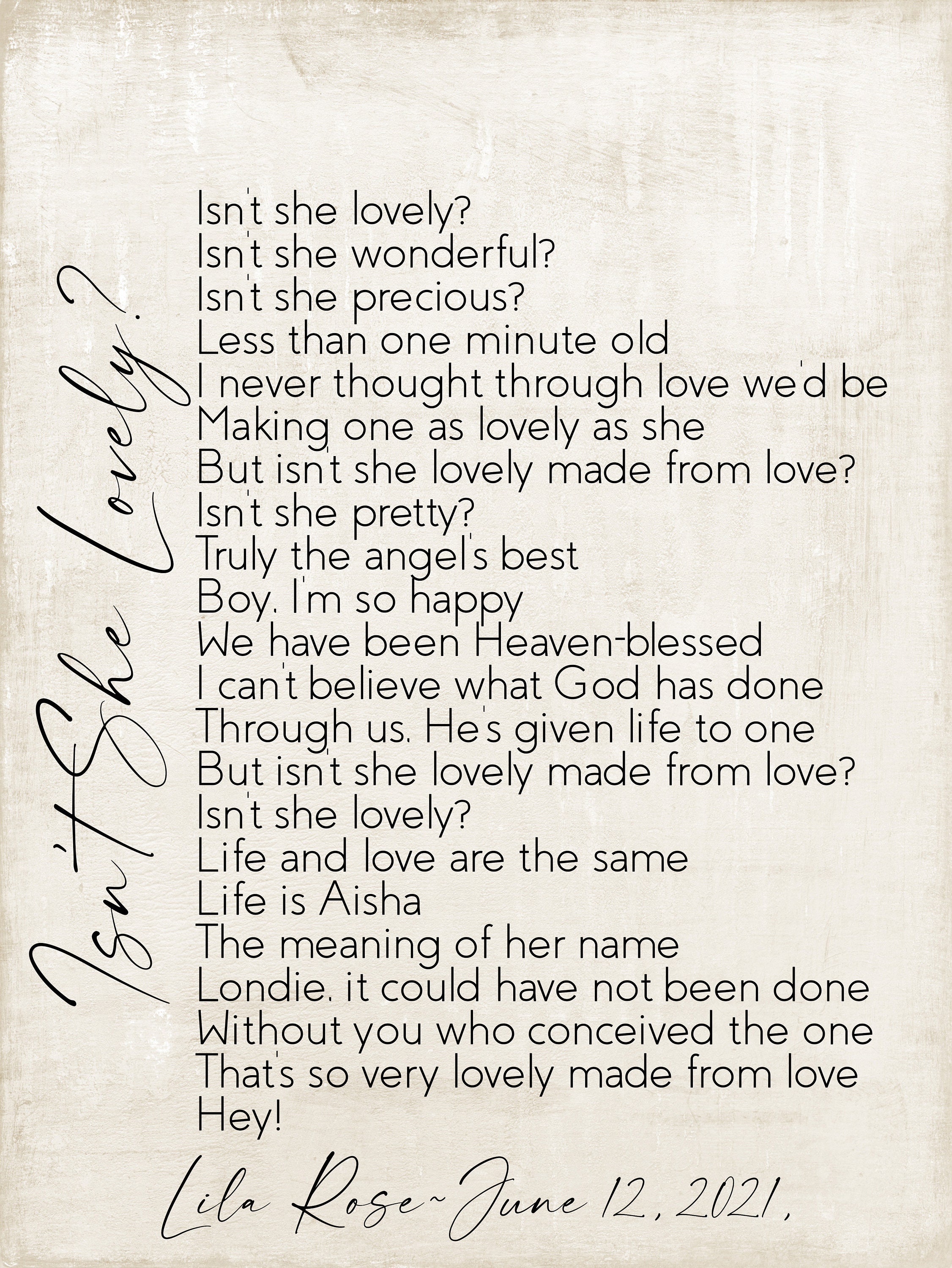 Isn't She Lovely - Stevie Wonder  Letra e tradução de música. Inglês fácil