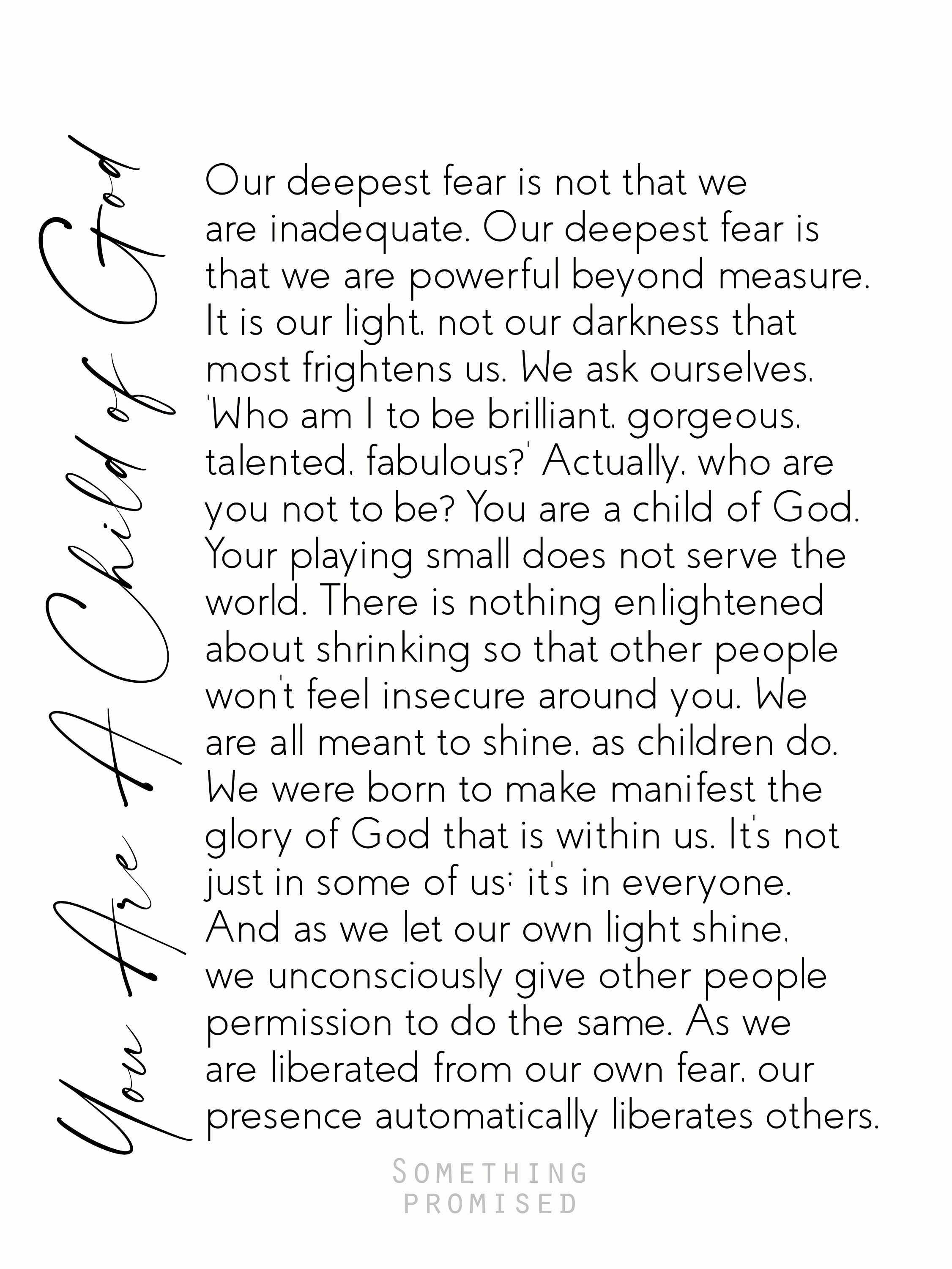 Our Deepest Fear Poem on Metal Print on Reclaimed Wood - Etsy Canada