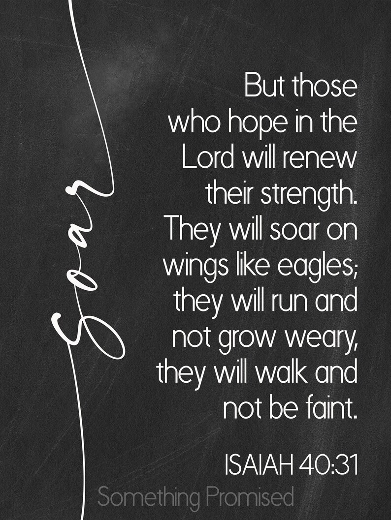 Those Who Hope in the Lord Will Renew Their Strength Metal Print on ...
