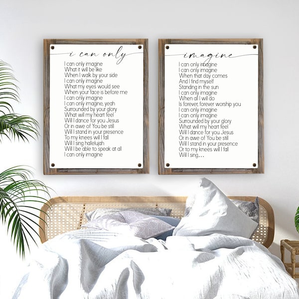 I Can Only Imagine Etsy