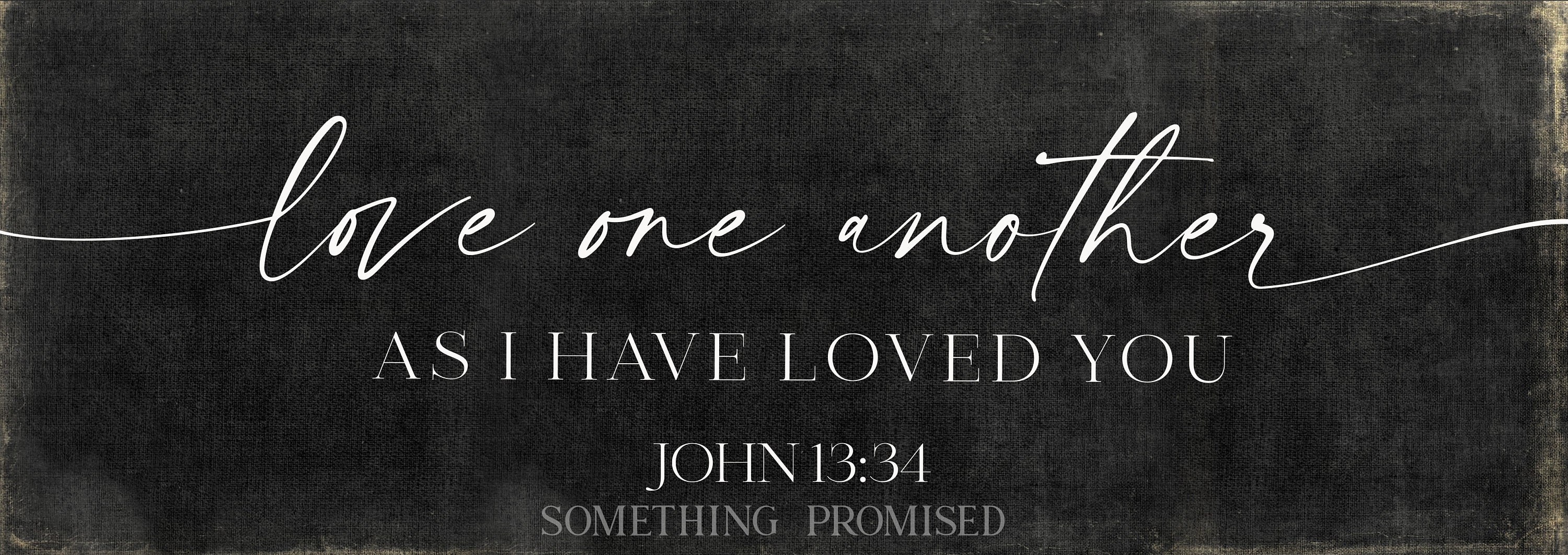 Love One Another as I Have Loved You Metal Print on Reclaimed Wood ...