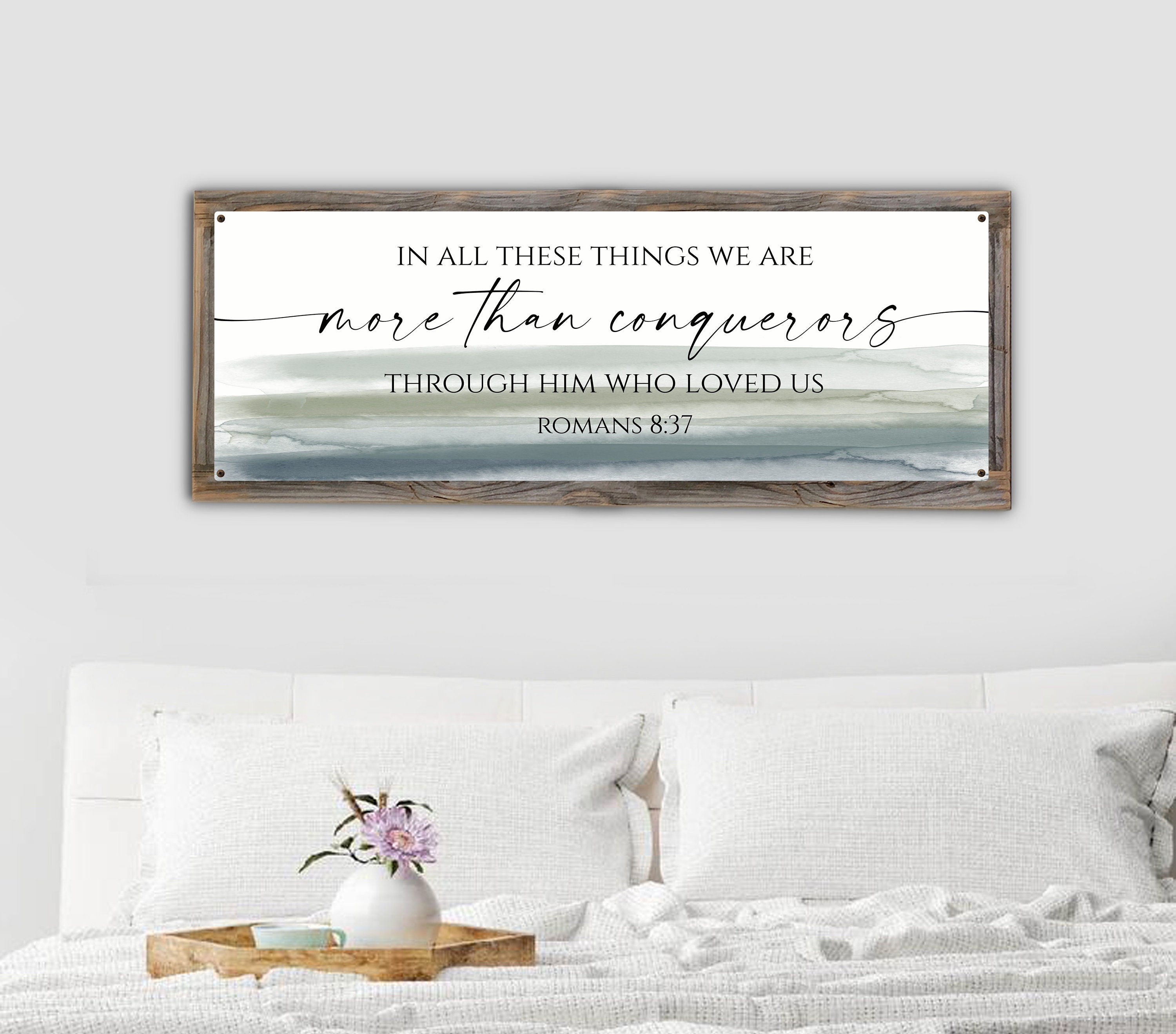 More Than Conquerors {Cushion Cover} More Than Conquerors {Cushion Cover}