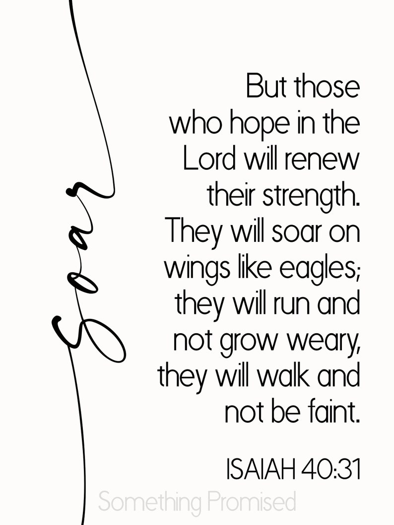 Those Who Hope in the Lord Will Renew Their Strength Metal Print on ...