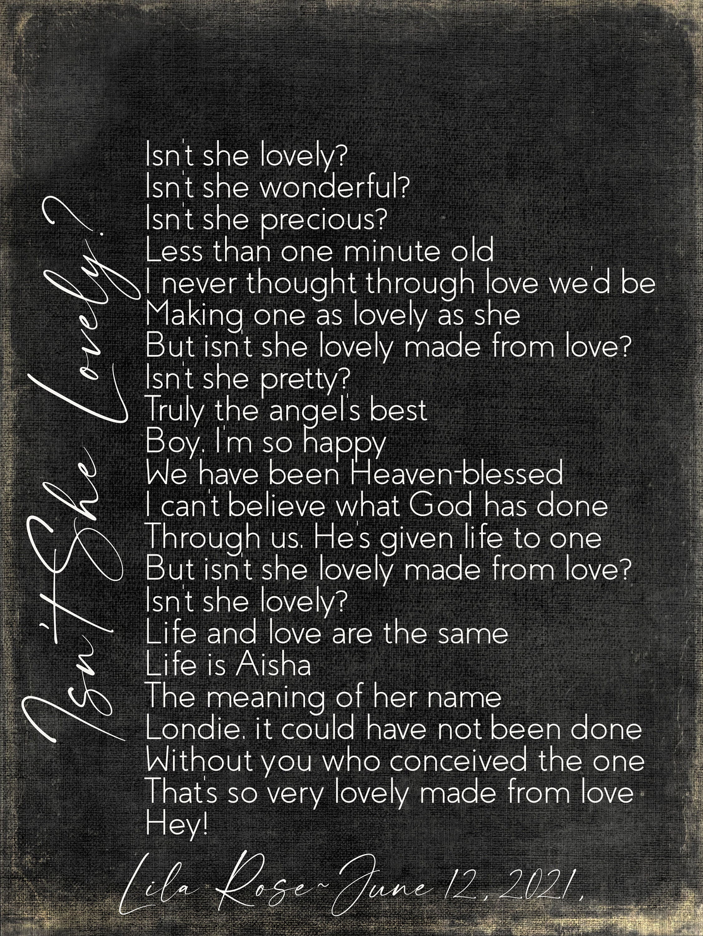 Isn't She Lovely - Stevie Wonder  Letra e tradução de música. Inglês fácil