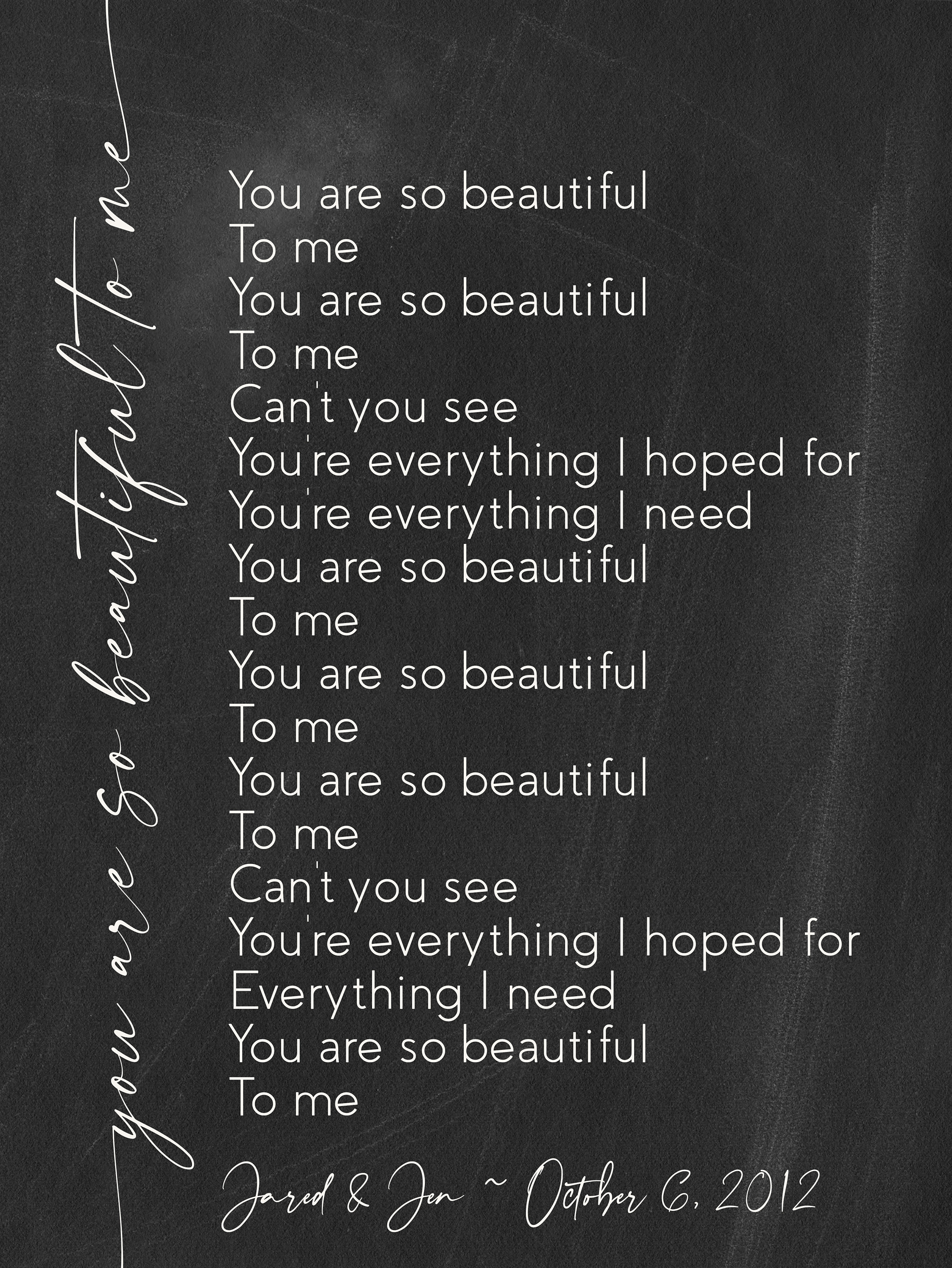 You Are So Beautiful To Me Lyrics Little Rascals You Are So Beautiful To Me Lyrics