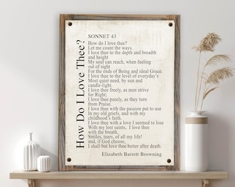 How Do I Love Thee Etsy How Do I Love Thee Etsy