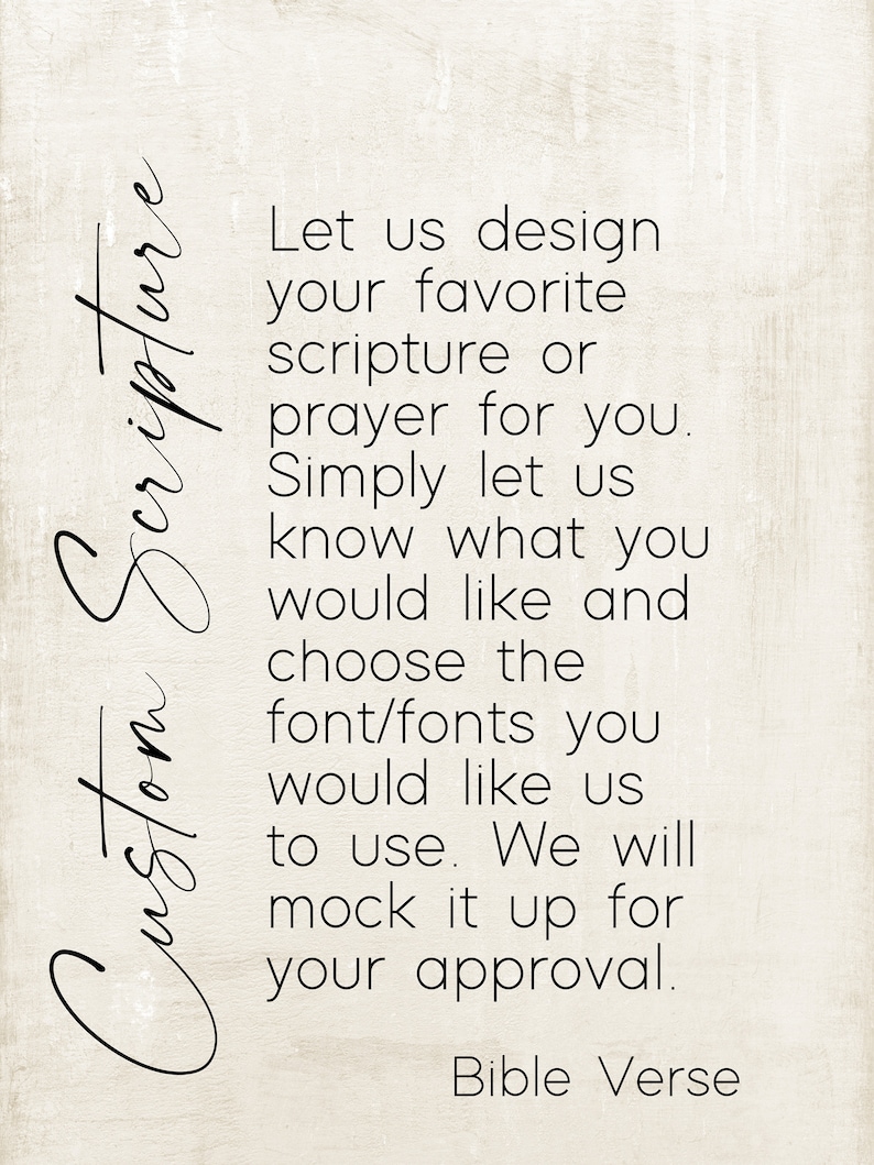 CUSTOM Scripture on Metal Print on Reclaimed Wood Frame-bible VERSE ...