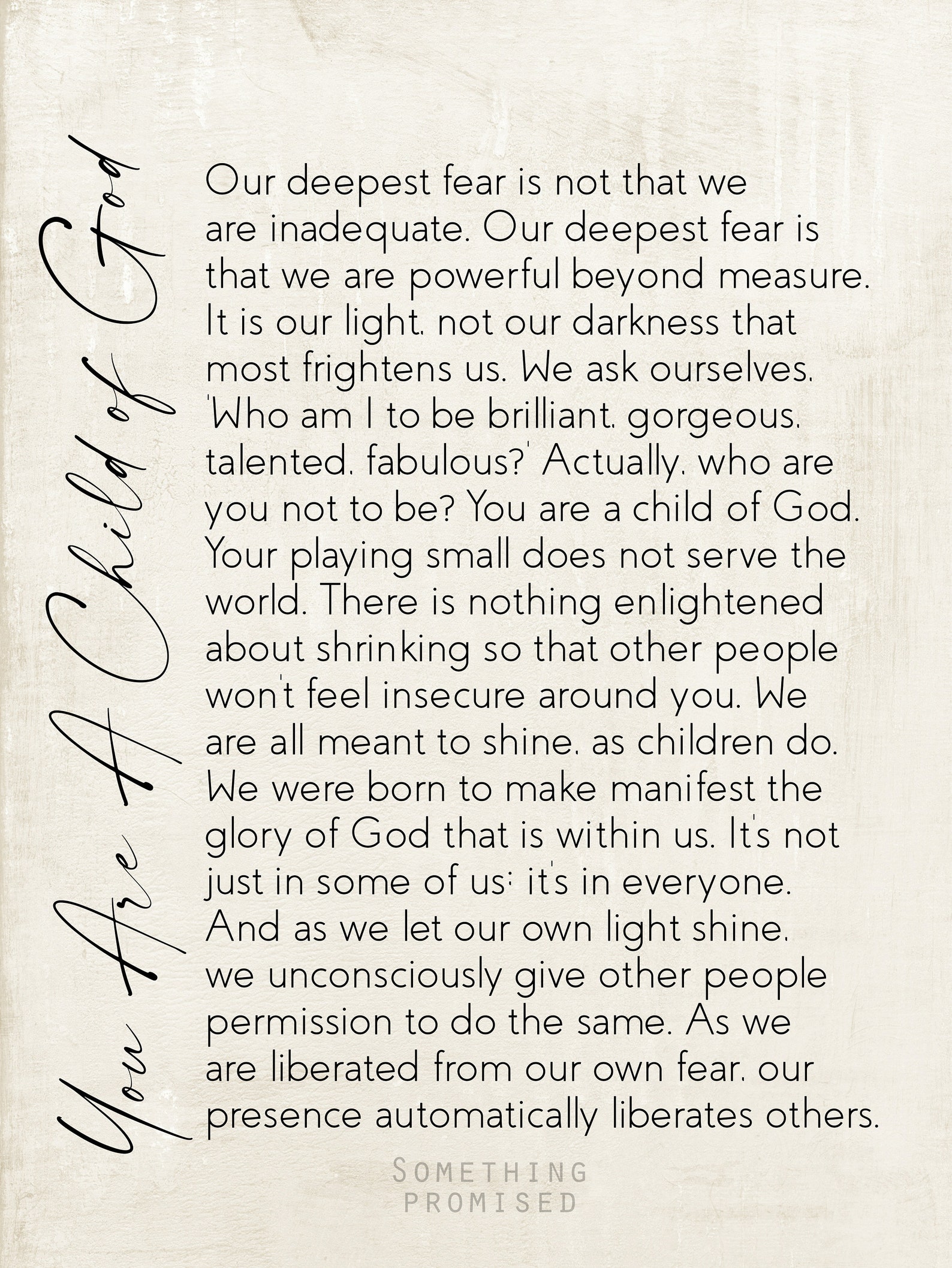 Our Deepest Fear Poem on Metal Print on Reclaimed Wood | Etsy