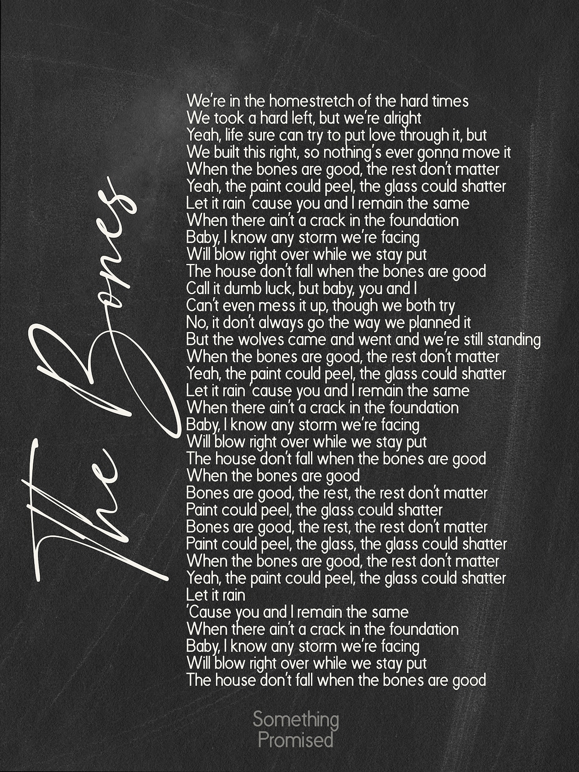 The Bones Song Lyrics on Metal