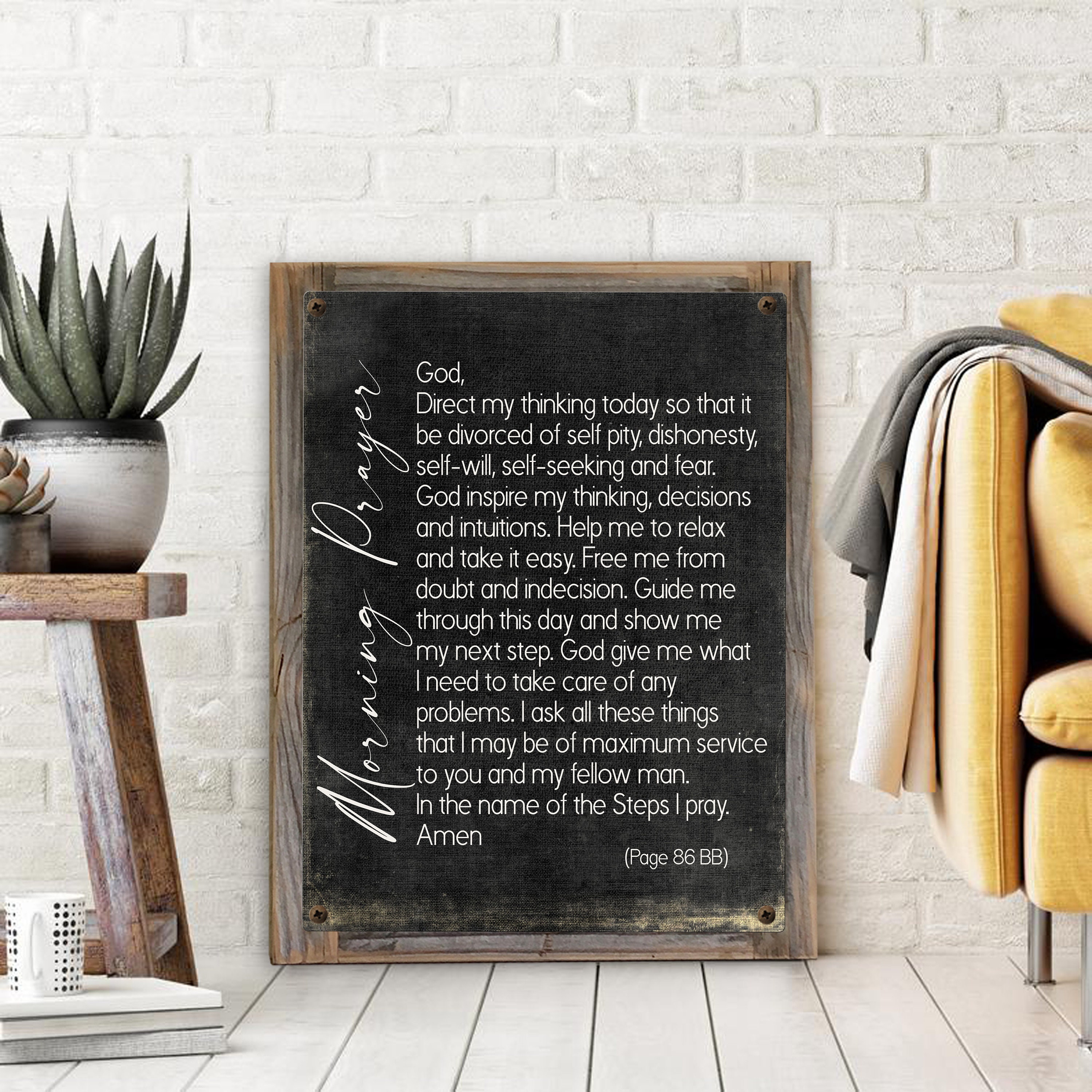 Amazon.com: Black 1.5 inch Framed with WE SAY A Prayer for