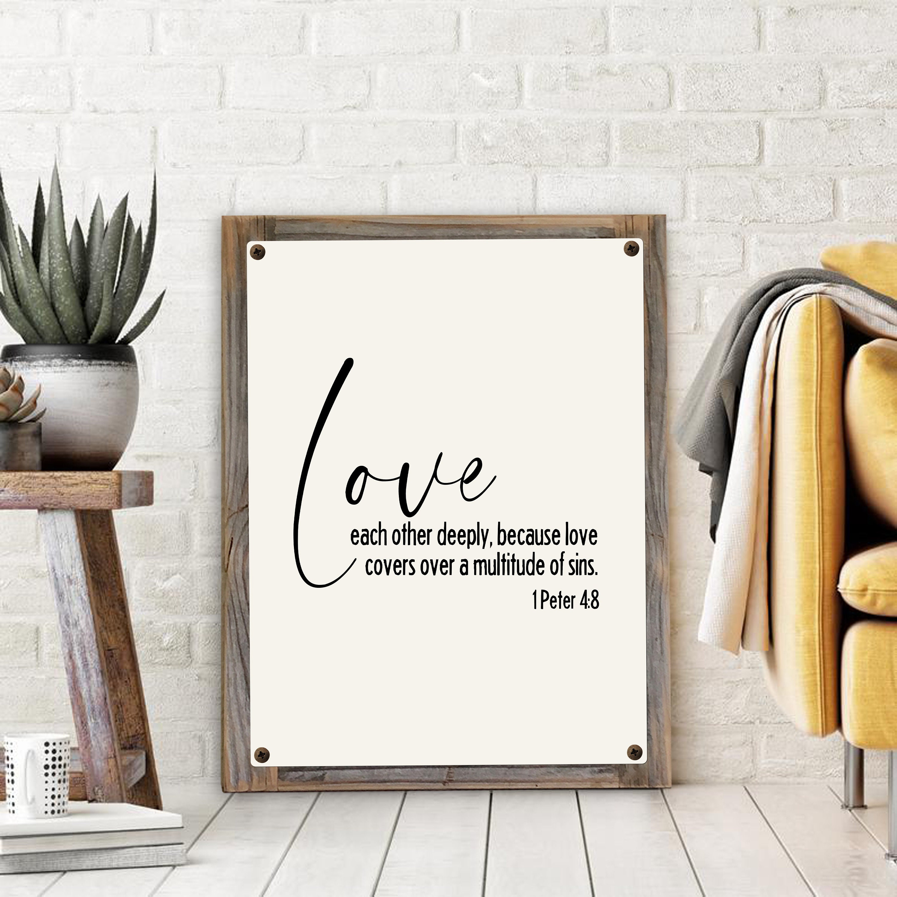 Love Covers Over A Multitude Of Sins {Wood Craft} Love Covers Over A Multitude Of Sins {Wood Craft}
