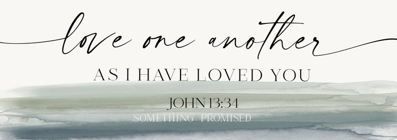 Love One Another as I Have Loved You Metal Print on Reclaimed Wood ...