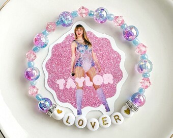 Lover Taylor Swift Eras Tour Bracelet - Taylor Swift Bracelet - Taylor Swift Fan Gift - Eras Tour Friendship Bracelet