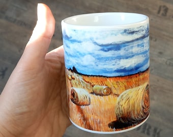 Tasse aus Sortiment wählbar Katzen Feld Adler Hase Wolf Schwalben