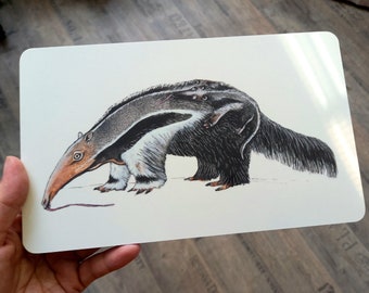 Breakfast board anteater mom with baby gift for Mother's Day