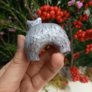 Kleines Keramik Wombat Figur Skulptur Bild 8