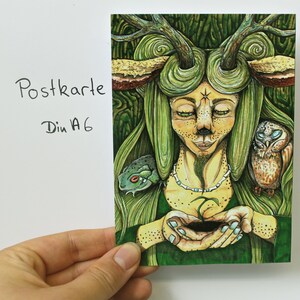 Postkarte "Waldgott"