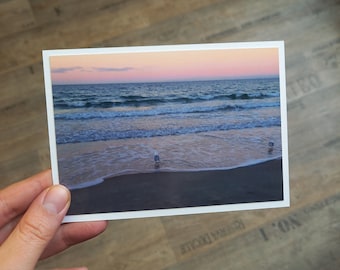 Photo card postcard seagull Baltic Sea beach Din A6 blank Binz Rügen