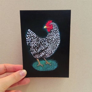 Cartolina di Pasqua con pollo