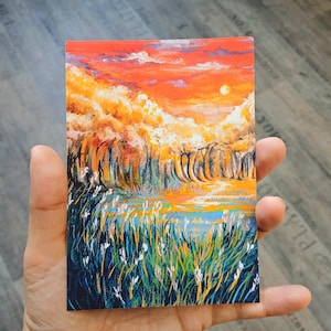 Ansichtkaart "dromerig romantisch landschap"