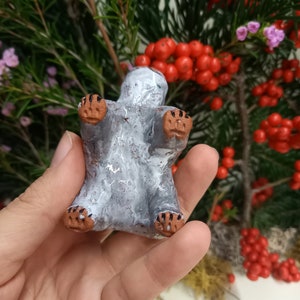 Kleines Keramik Wombat Figur Skulptur Bild 6