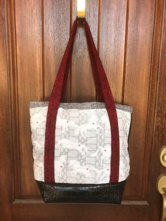 fabric quilted tote bags