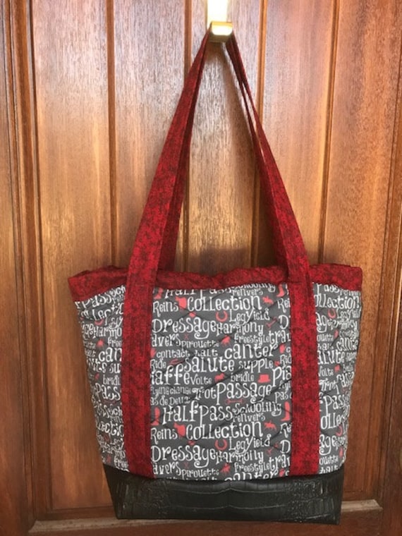 fabric quilted tote bags