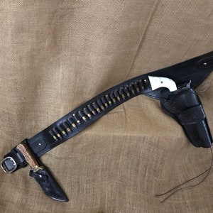 Drop Belt Holster & Matching Knife Sheath