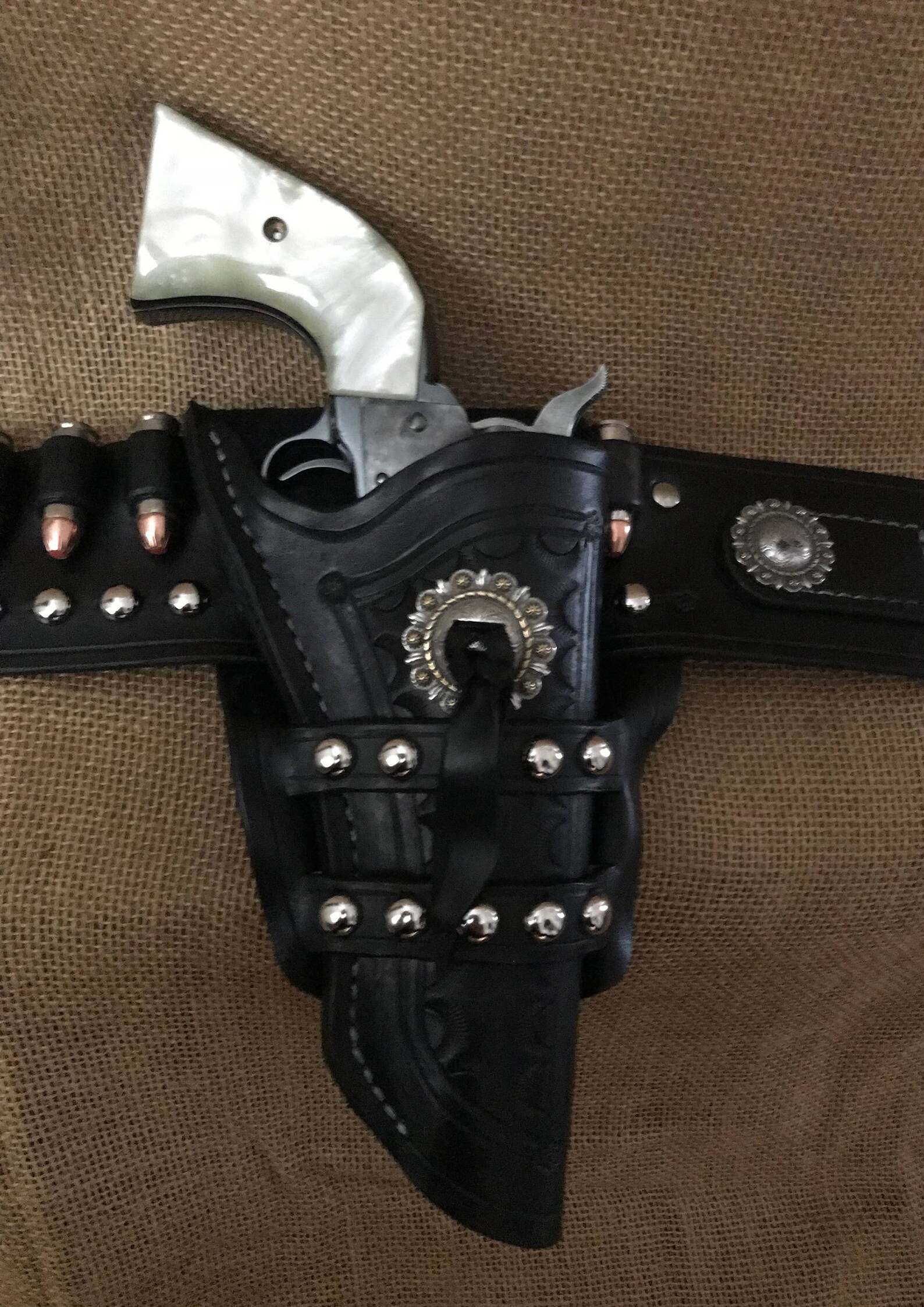 Replica of Johnny Ringo Holster & Belt shown as a Right or a - Etsy