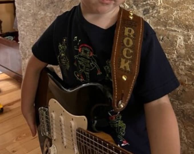 Children's Leather Guitar Strap