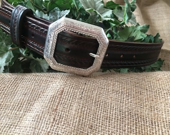 Beautifully Hand-Made Leather Belt