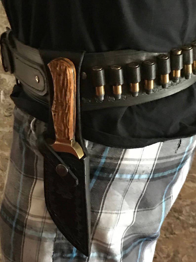 Drop Belt Holster & Matching Knife Sheath Etsy