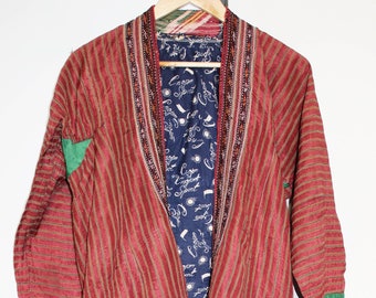 Elegant Vintage original kaftan from Turkmen people, Central Asia,  tribal ethnic textile, Oriental textiles, ethnic embroidery