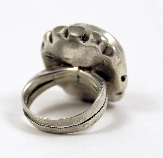 Heavy Fulani tribal ring from the Sahel, African … - image 7