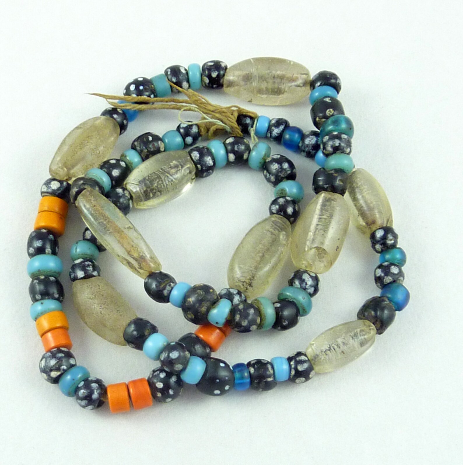 Old Glass Beads Necklace Nagaland India Nagaland Jewelry Etsy