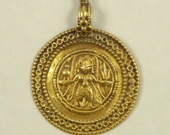 Buy Gold Kali Pendant Online In India 