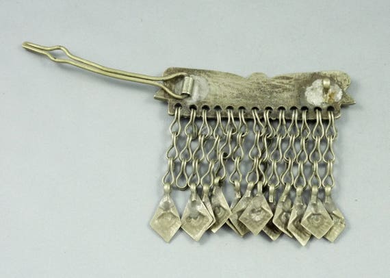 Details about / Vintage Hazara Afghan Tribal Hair Clip Barrette #6902