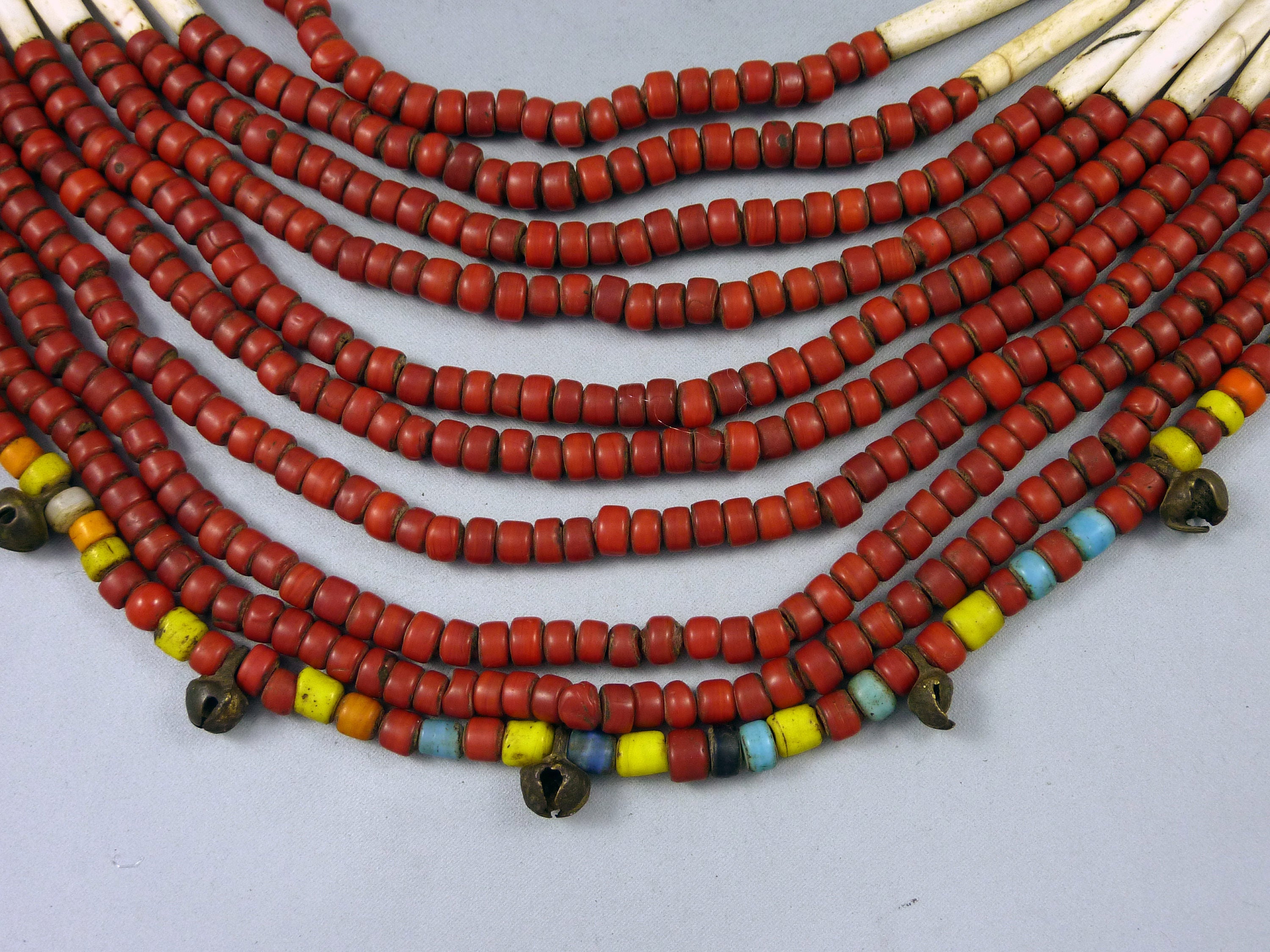 Naga glass beads necklace Naga beads Nagaland jewelry Etsy