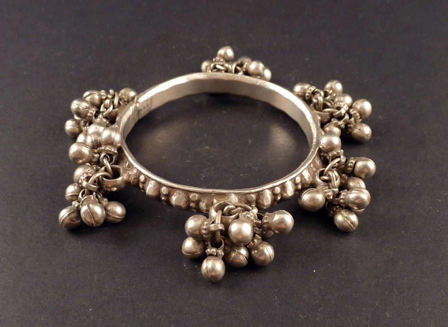 Silver Rajasthani bangle from India indian jewelry ethnic Etsy
