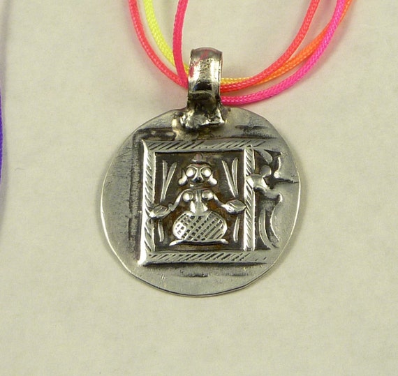 Broche Ancienne Style Hindou – Argent – Ornement Vintage